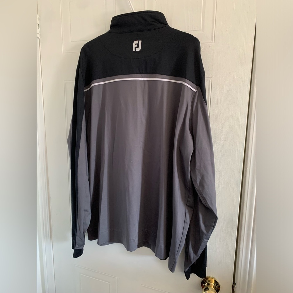 Footjoy Golf Chill Out Pull Over 1/4 Zip Softshell Stretch Mens XL Quarter Zip - Picture 2 of 7